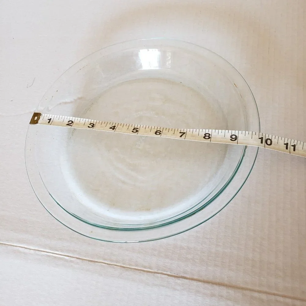 Pyrex #209 Pie Pan set glass 9
